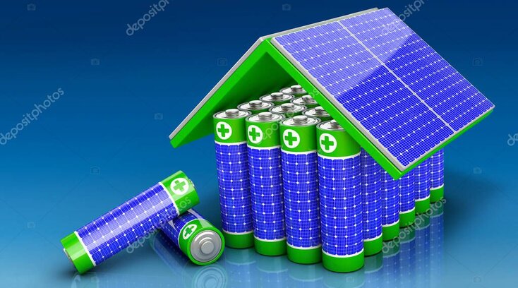 Array of prismatic LiFePO4 battery cells