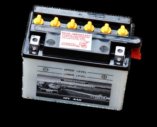 Close-up of battery management system electronics